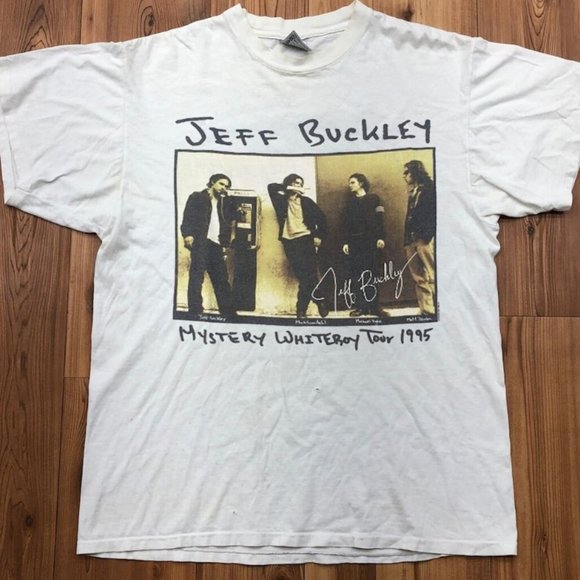 Jeff Buckley Mystery White Boy Tour 1995 Music Tour Unisex T-Shirt - Picture 1 of 1